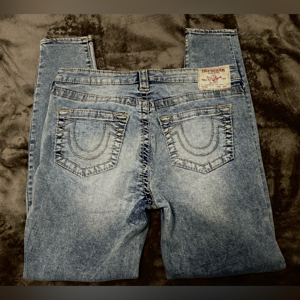 NWOT True Religion Jennie Curvy Mid Rise Super Skinny Sz. 31